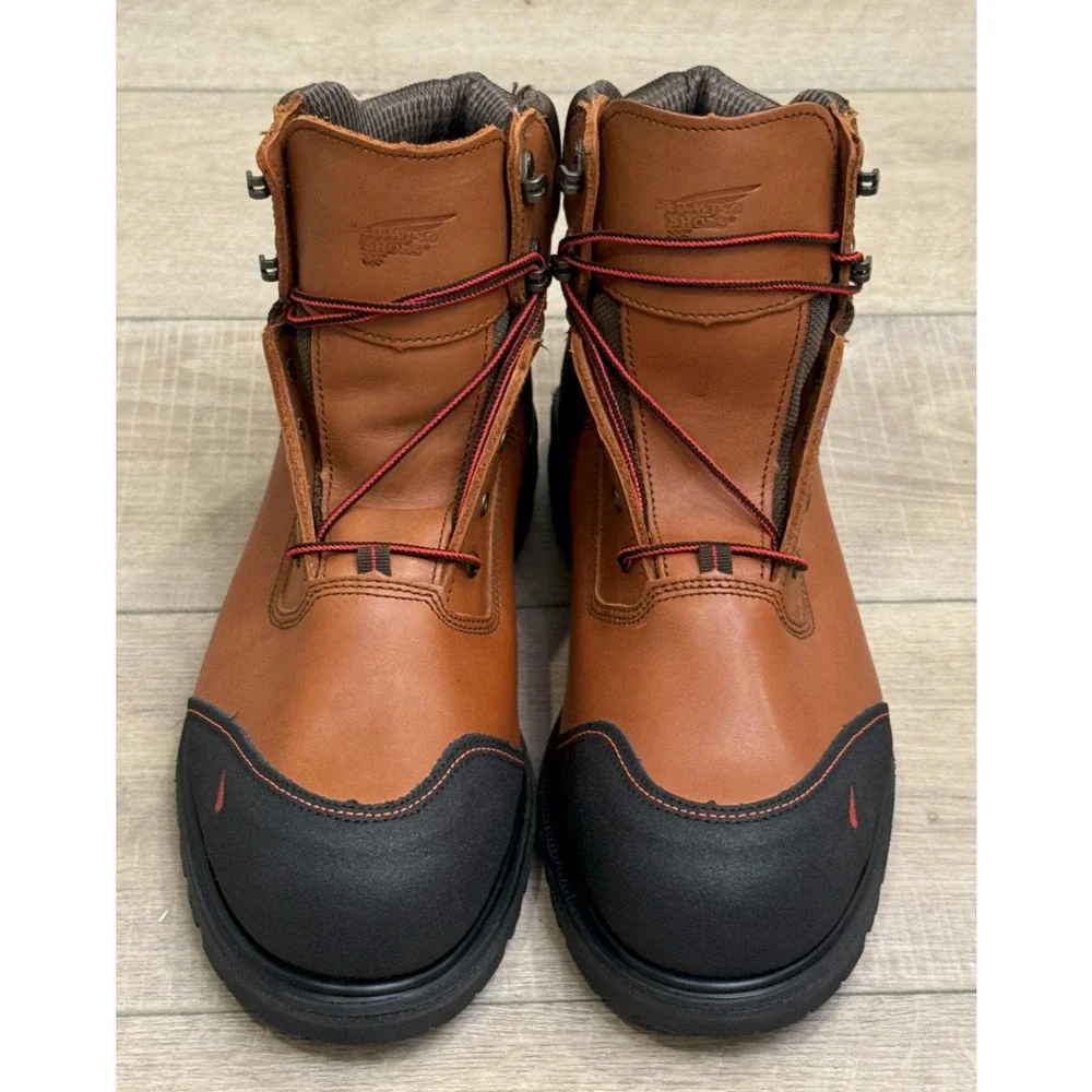 NEW RED WING 2403 BRNR XP 6-INCH WATERPROOF SAFETY STEEL TOE WORK BOOTS 14 EE E2